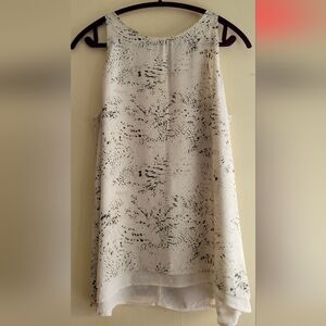 White snake skin blouse